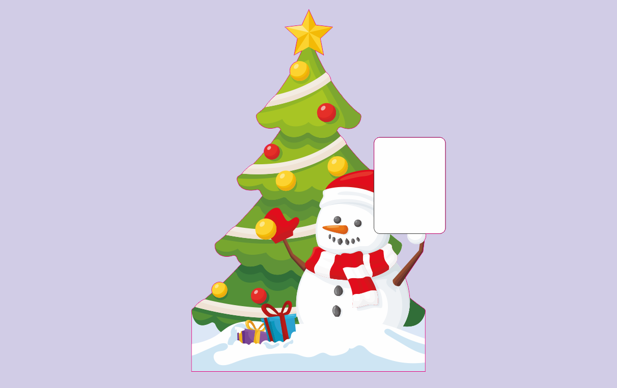 Ростовая фигура елка - print100.ru