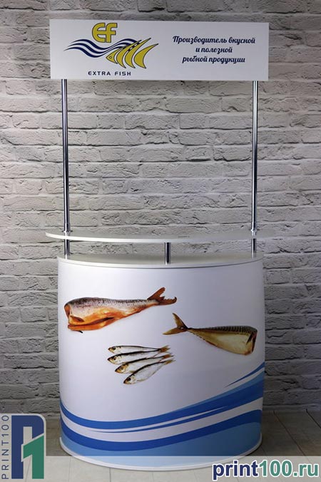 11 Дешевые промо стойки - print100.ru