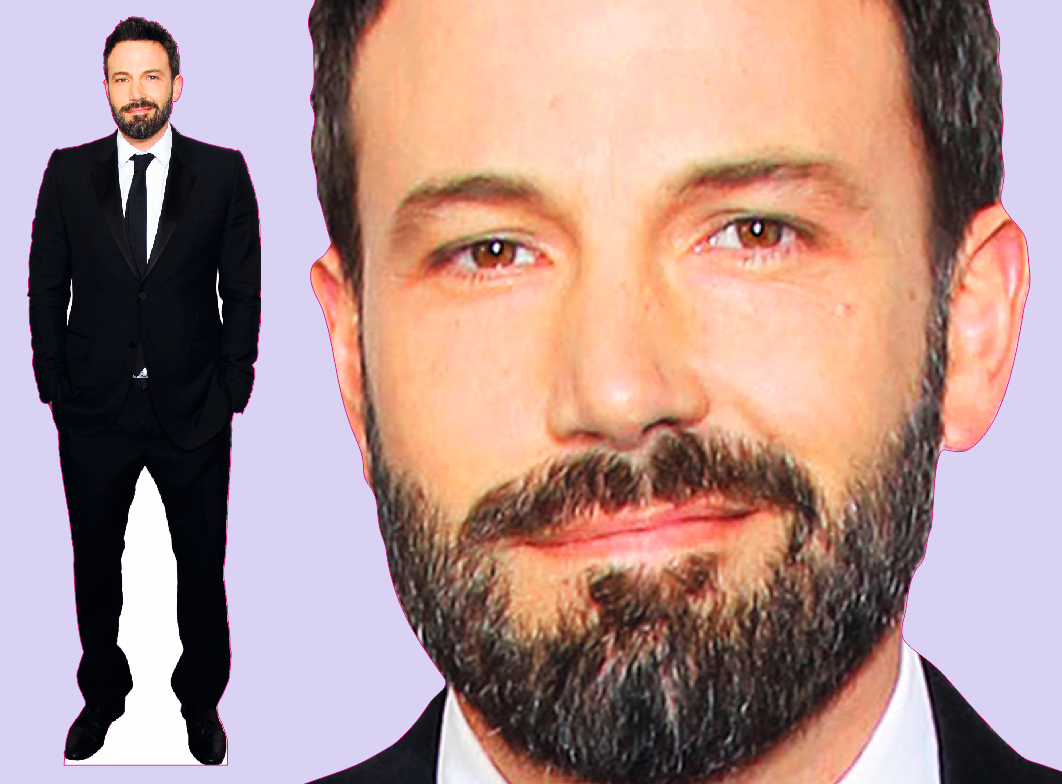 24M Шаблон ростовая фигура Бен Афлек  - print100.ru