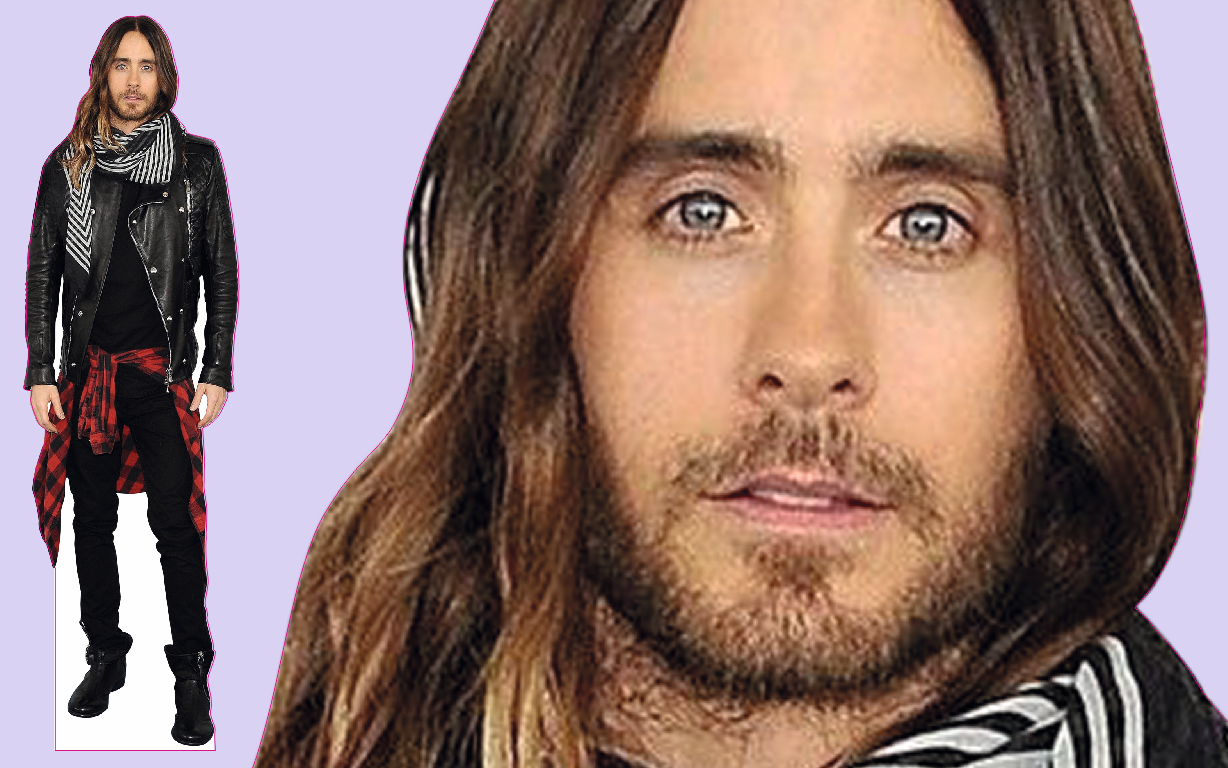 26M Шаблон ростовая фигура Джаред Лето  - print100.ru