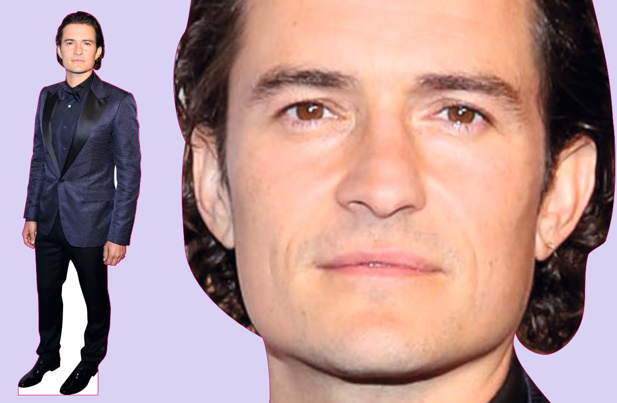 37M Шаблон ростовая фигура Орландо Блум  - print100.ru