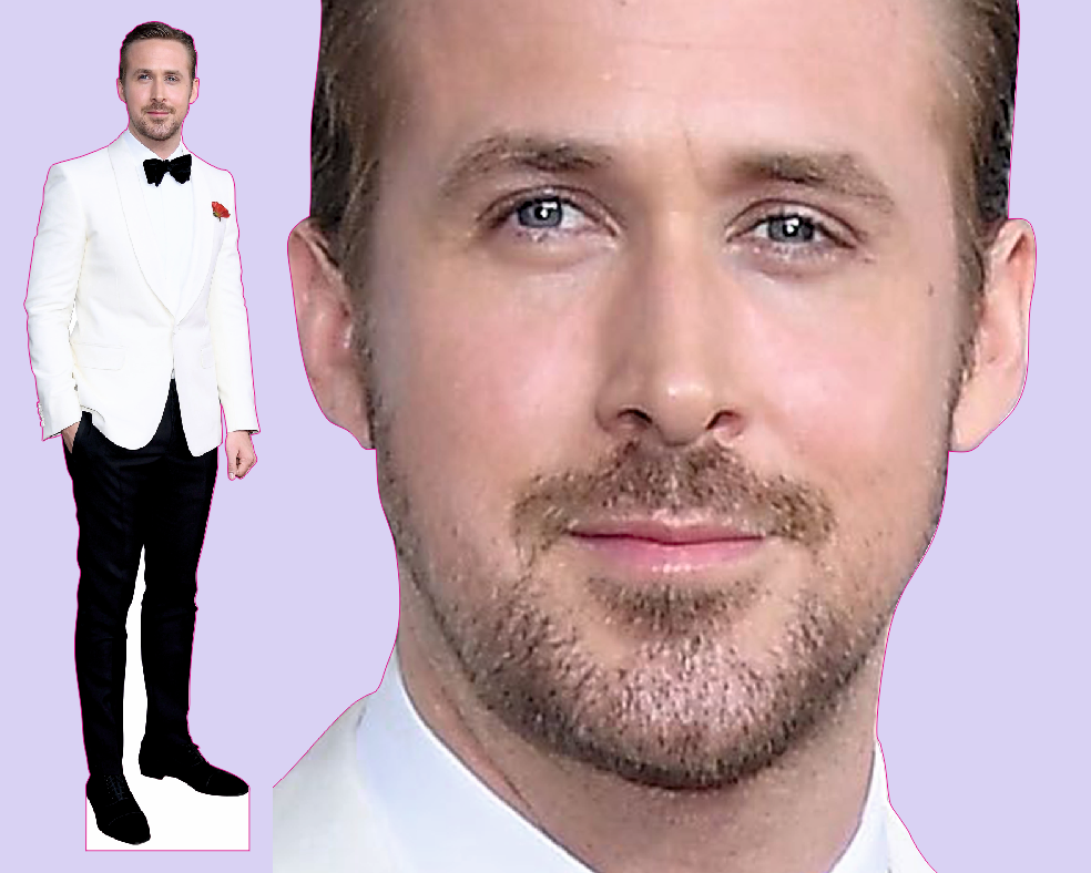 Шаблон ростовая фигура Райан Гослинг 2  - print100.ru