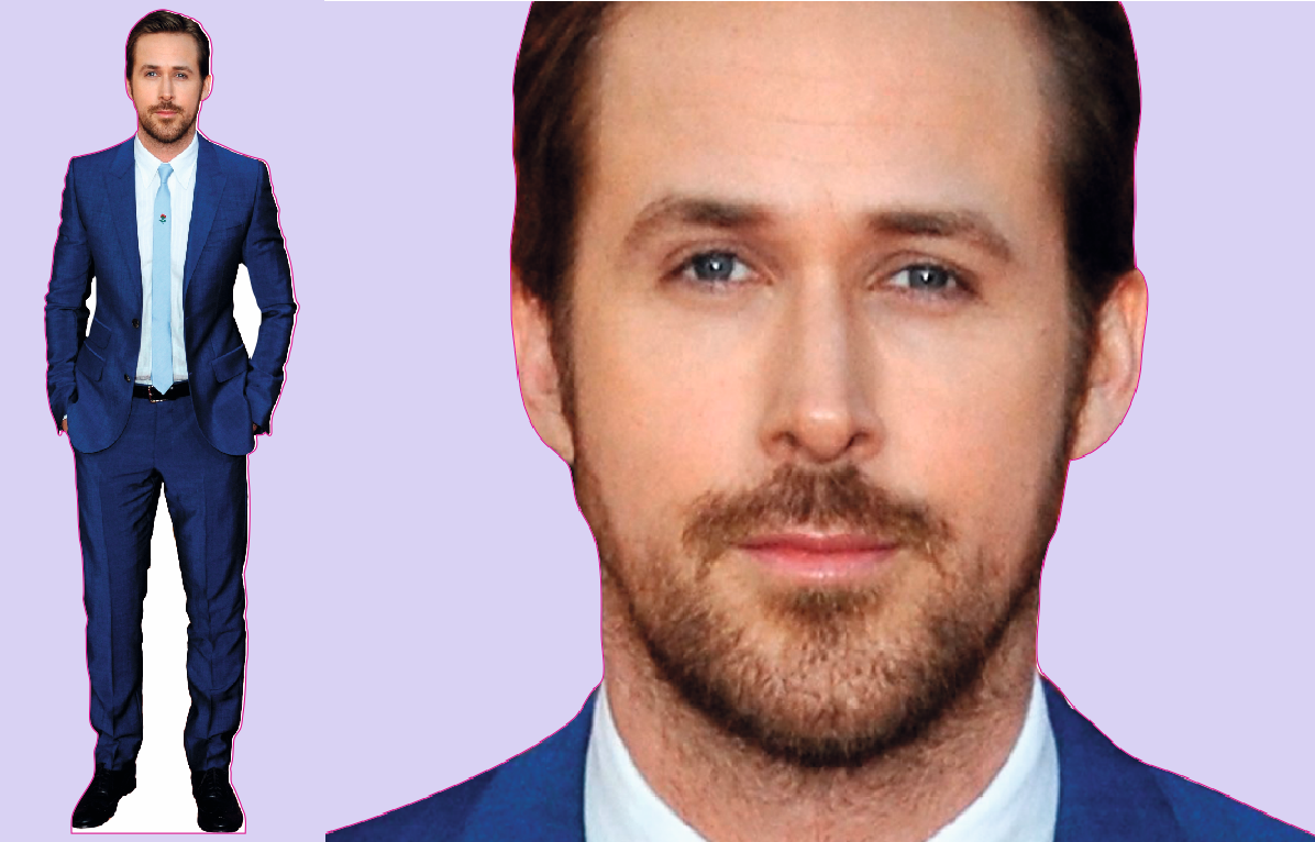 Шаблон ростовая фигура Райан Гослинг 3  - print100.ru