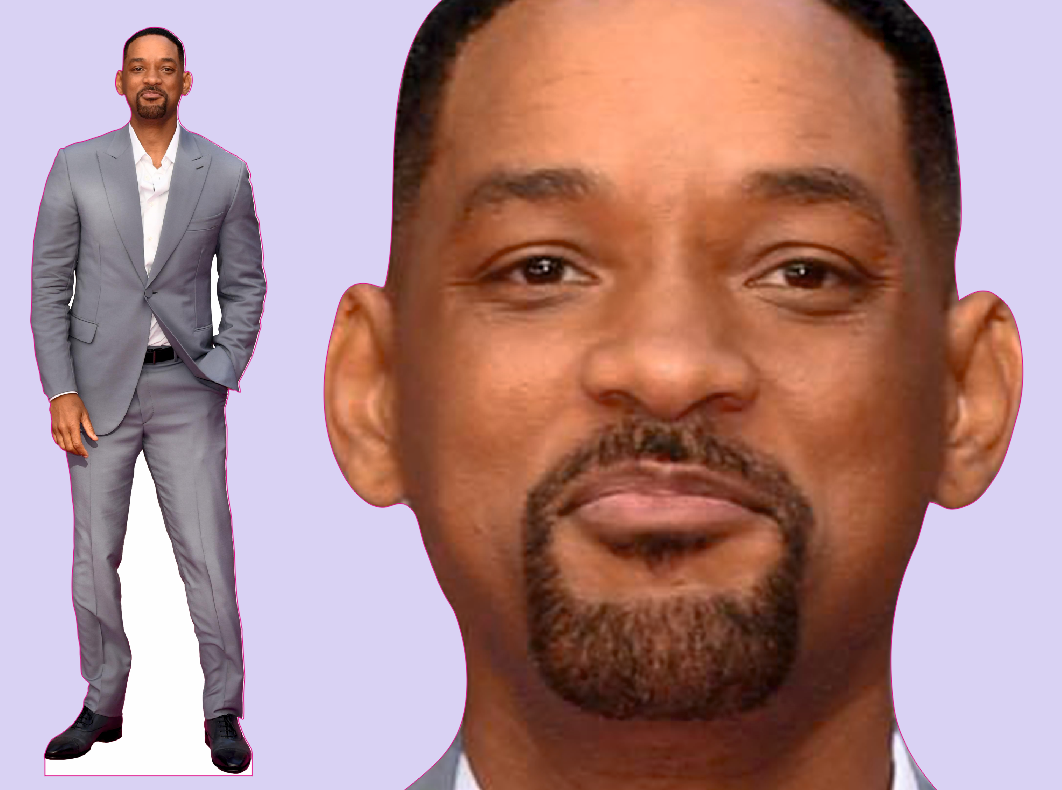 48M Шаблон ростовая фигура Уилл Смит - print100.ru