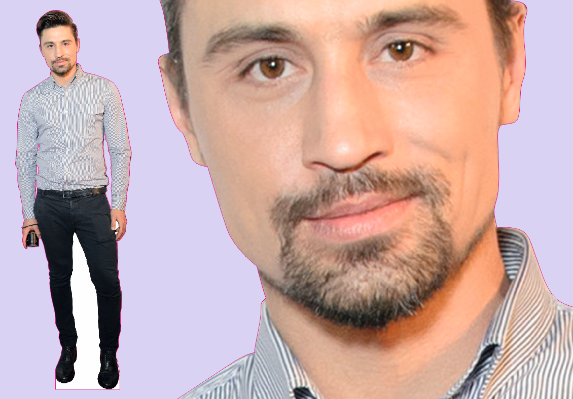 Шаблон ростовая фигура Дима Билан - print100.ru