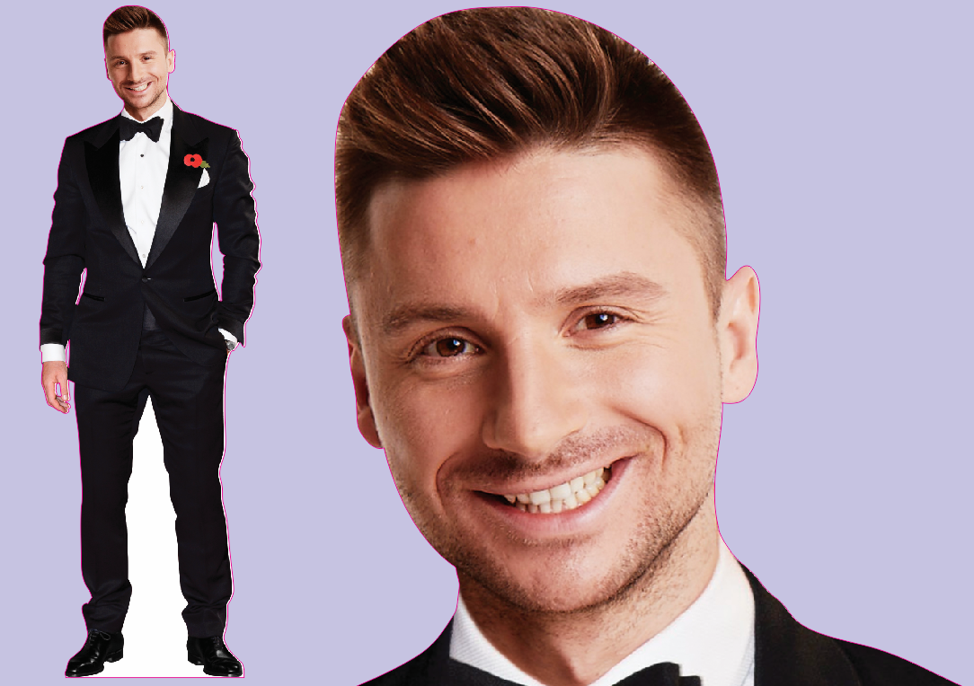 Шаблон ростовая фигура Cергей Лазарев 2 - print100.ru