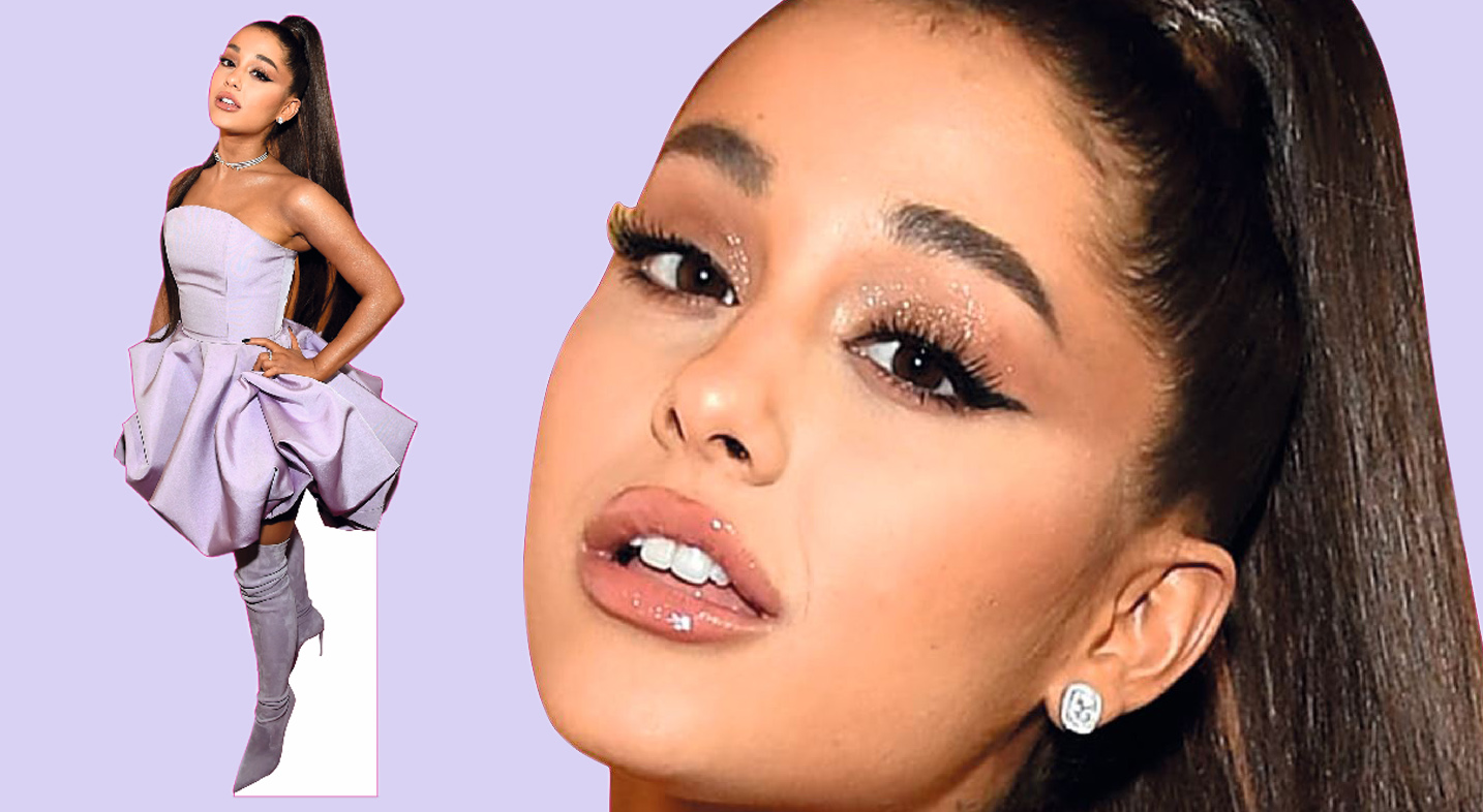 Шаблон ростовая фигура Ариана Гранде - print100.ru