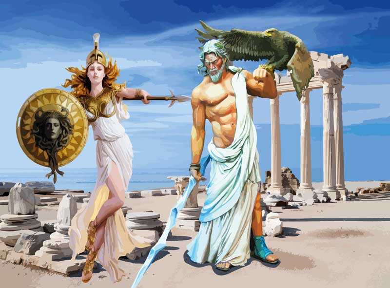 54 Тантамареска греческие боги - print100.ru