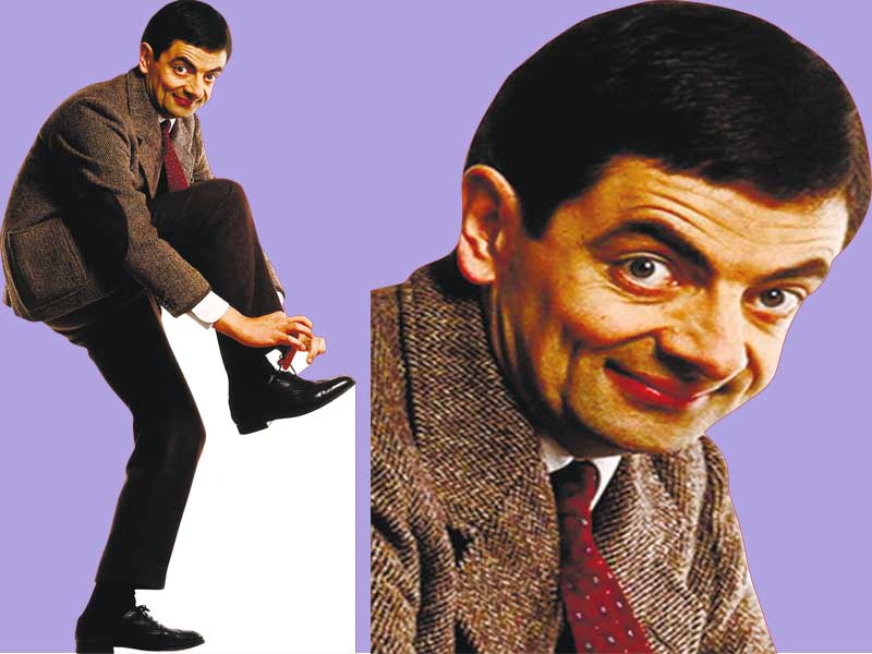 Шаблон ростовая фигура Мистер Бин - print100.ru