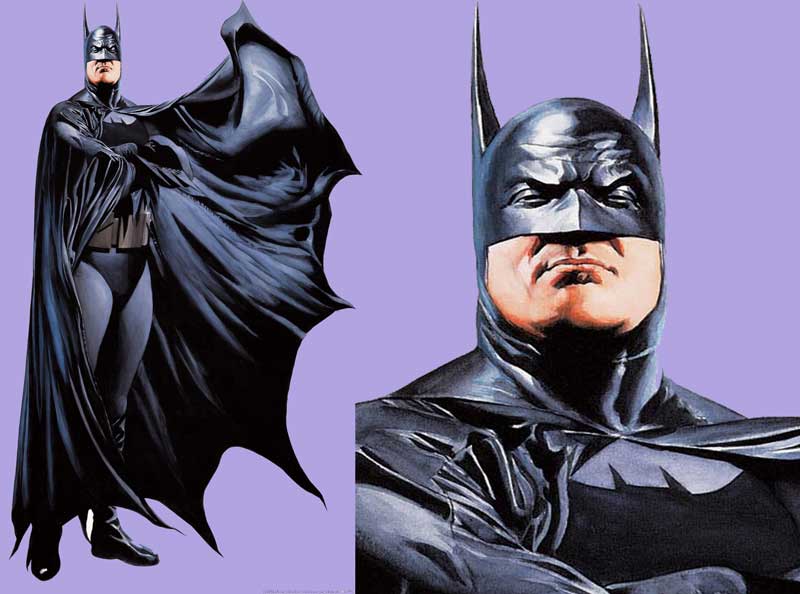 Шаблон ростовая фигура Бэтмен 2 - print100.ru