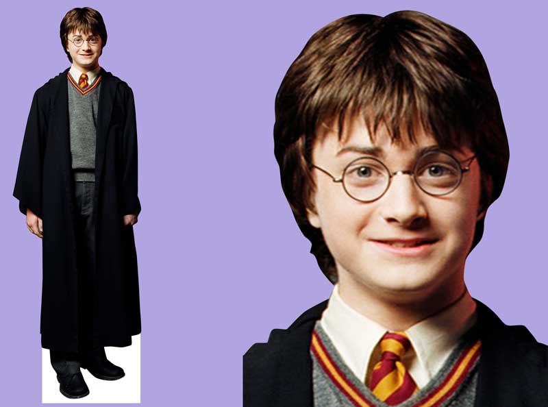 Шаблон ростовая фигура Гарри Поттер - print100.ru