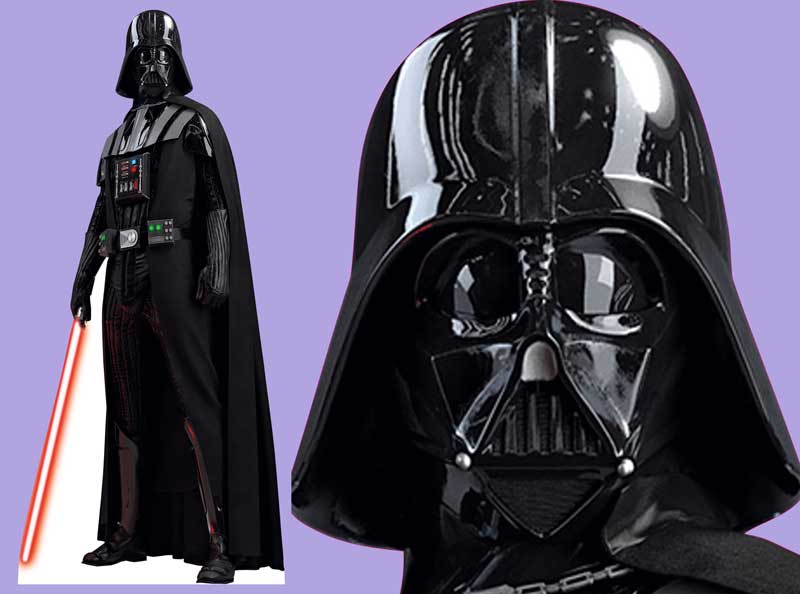 Шаблон ростовая фигура Дарт Вейдер - print100.ru