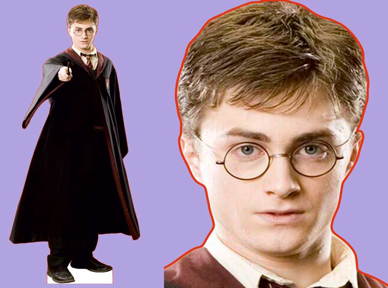 Шаблон ростовая фигура Гарри Поттер 2 - print100.ru