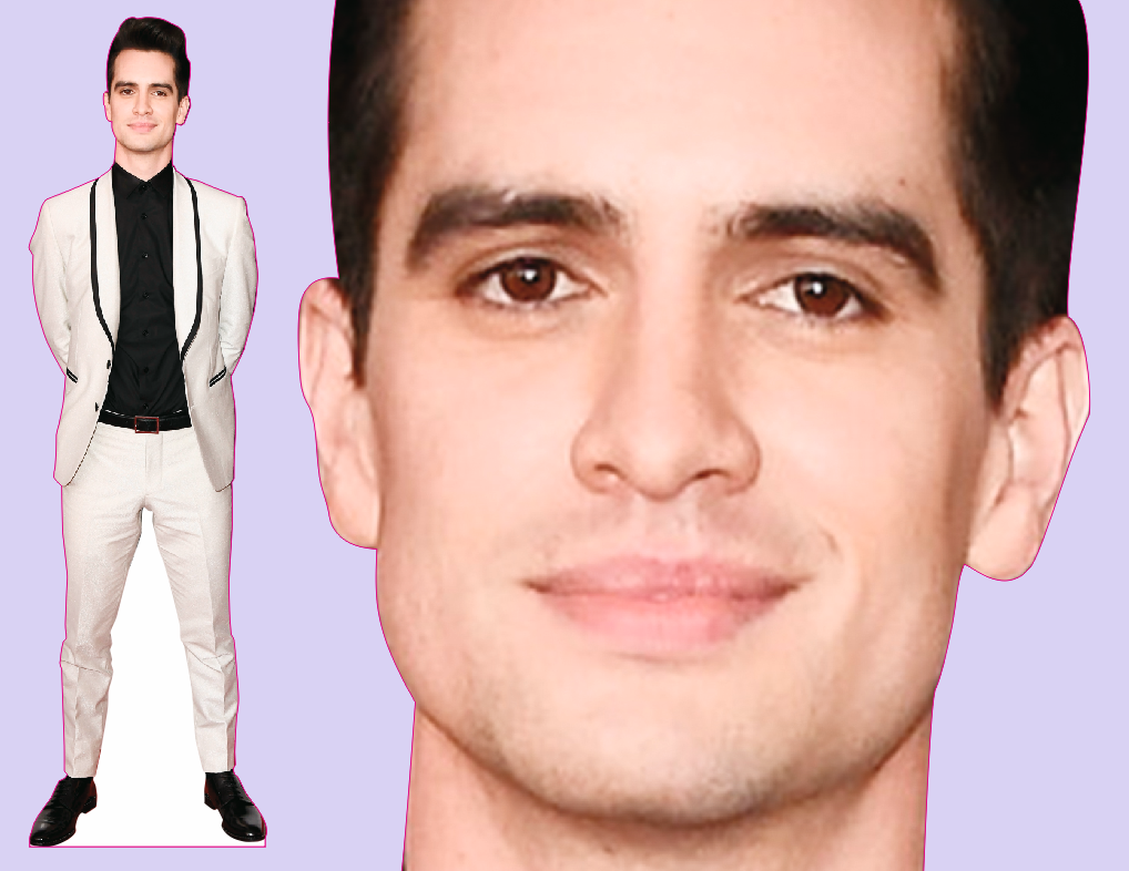 65M Шаблон ростовая фигура Брендон Ури - print100.ru