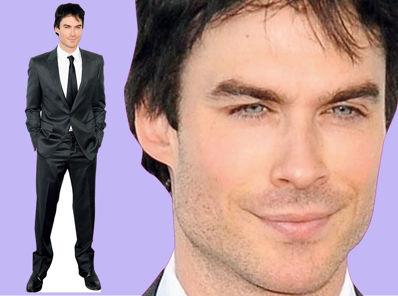 72M Шаблон ростовая фигура Йен Сомерхолдер - print100.ru