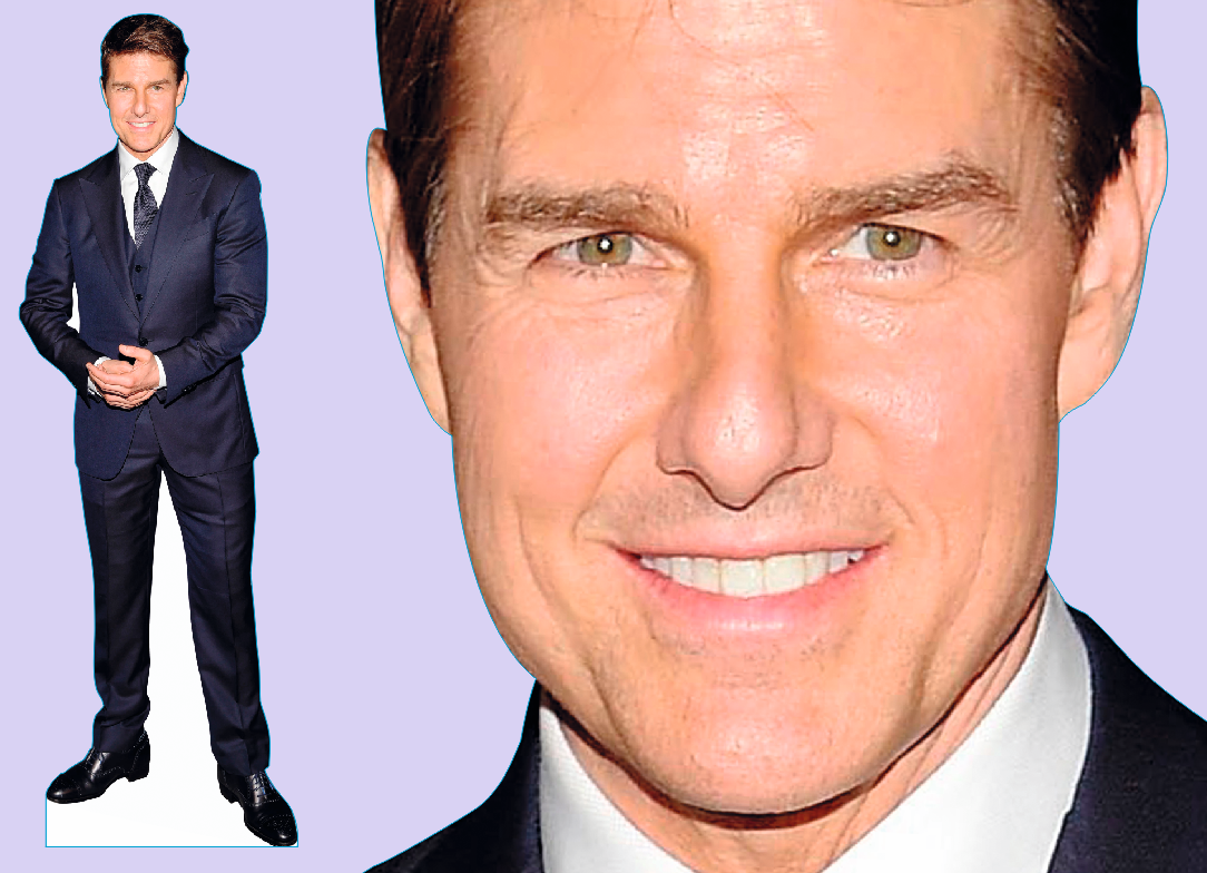 81M Шаблон ростовая фигура Том Круз - print100.ru