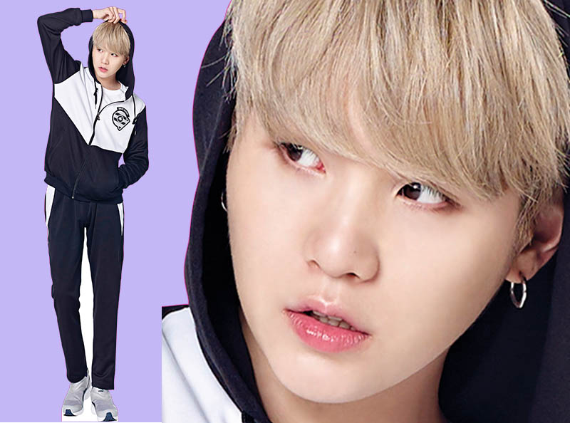  Шаблон ростовая фигура Мин Юнги - print100.ru