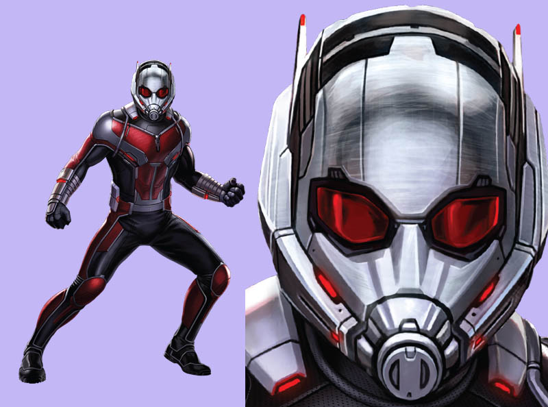 Шаблон ростовая фигура Человек-муравей - print100.ru