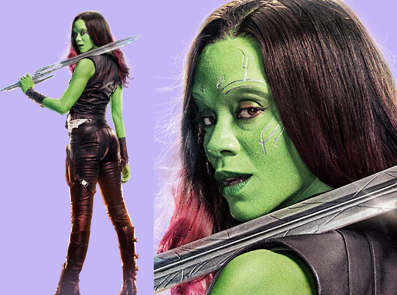 Шаблон ростовая фигура Гамора - print100.ru