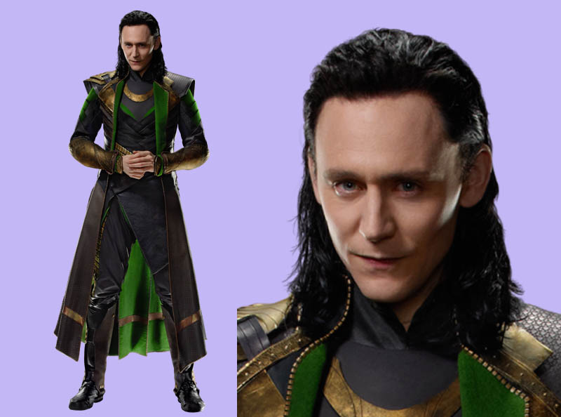 Шаблон ростовая фигура Локи - print100.ru