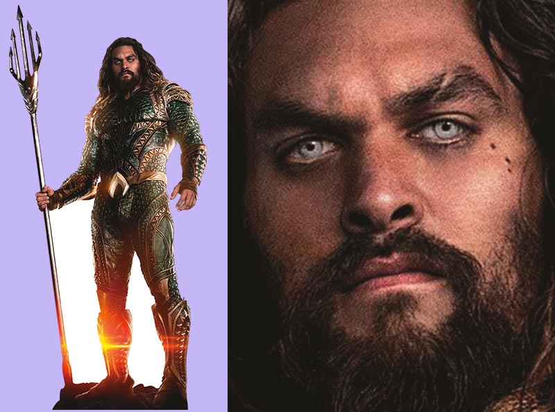 Шаблон ростовая фигура Аквамен - print100.ru