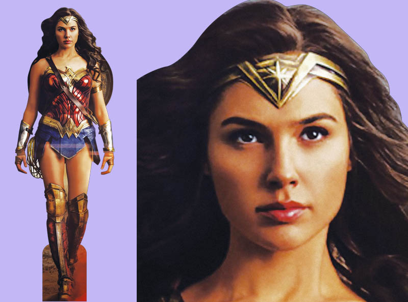 Шаблон ростовая фигура Чудо-женщина - print100.r