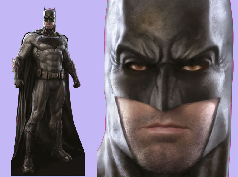 Шаблон ростовая фигура Бэтмен - print100.r