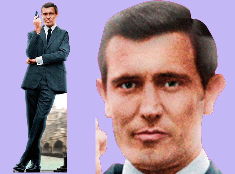 Шаблон ростовая фигура Джеймс Бонд 2 - print100.ru