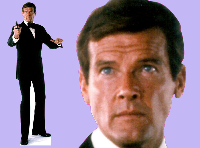 Шаблон ростовая фигура Джеймс Бонд 6 - print100.ru