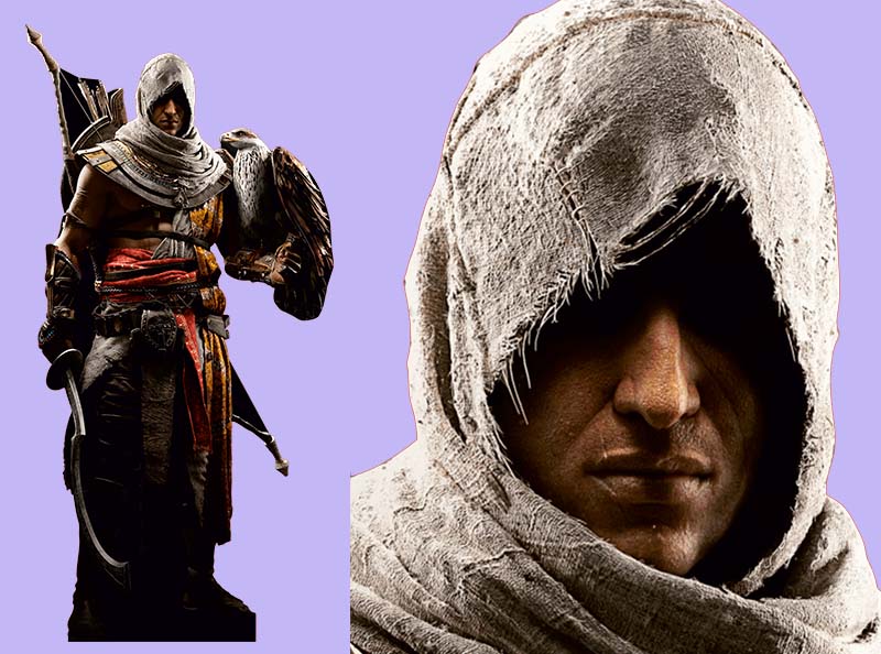 Шаблон ростовая фигура Ассасин - print100.ru