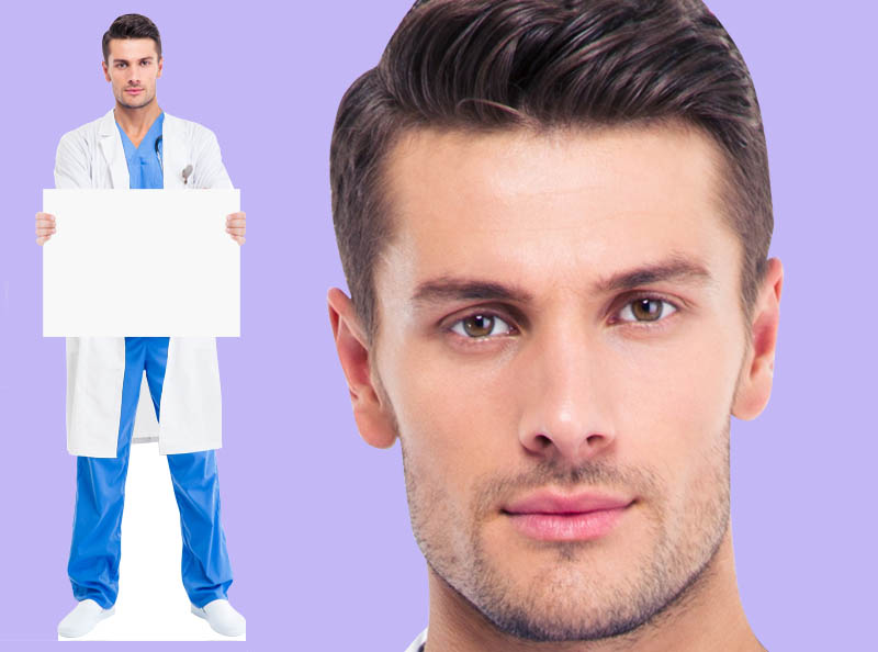 Ростовая фигуры Врач 2 - print100.ru