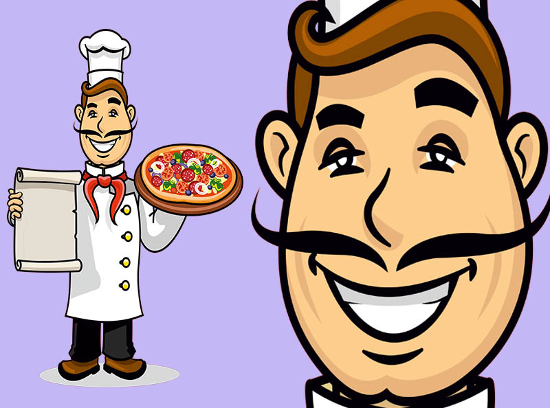 Купить ростовую фигуру Повар 1 - print100.ru