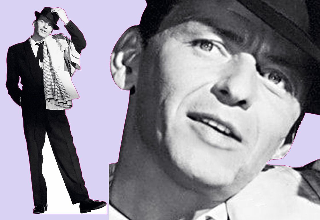 Шаблон ростовая фигура Фрэнк Синатра - print100.ru