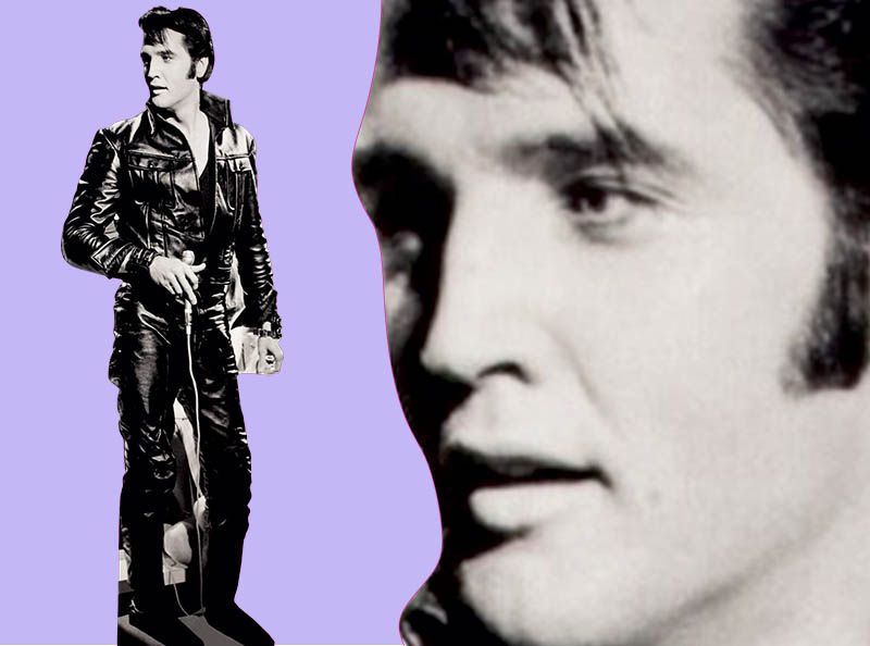 Шаблон ростовая фигура Элвис Пресли - print100.ru