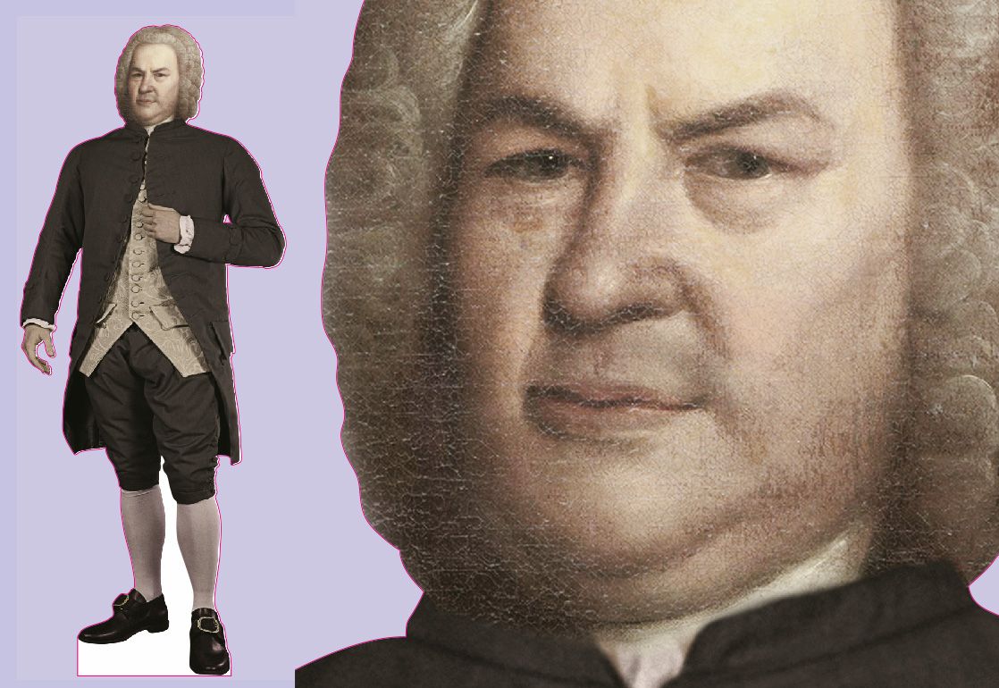 Шаблон ростовая фигура Людвиг ван Бетховен - print100.ru