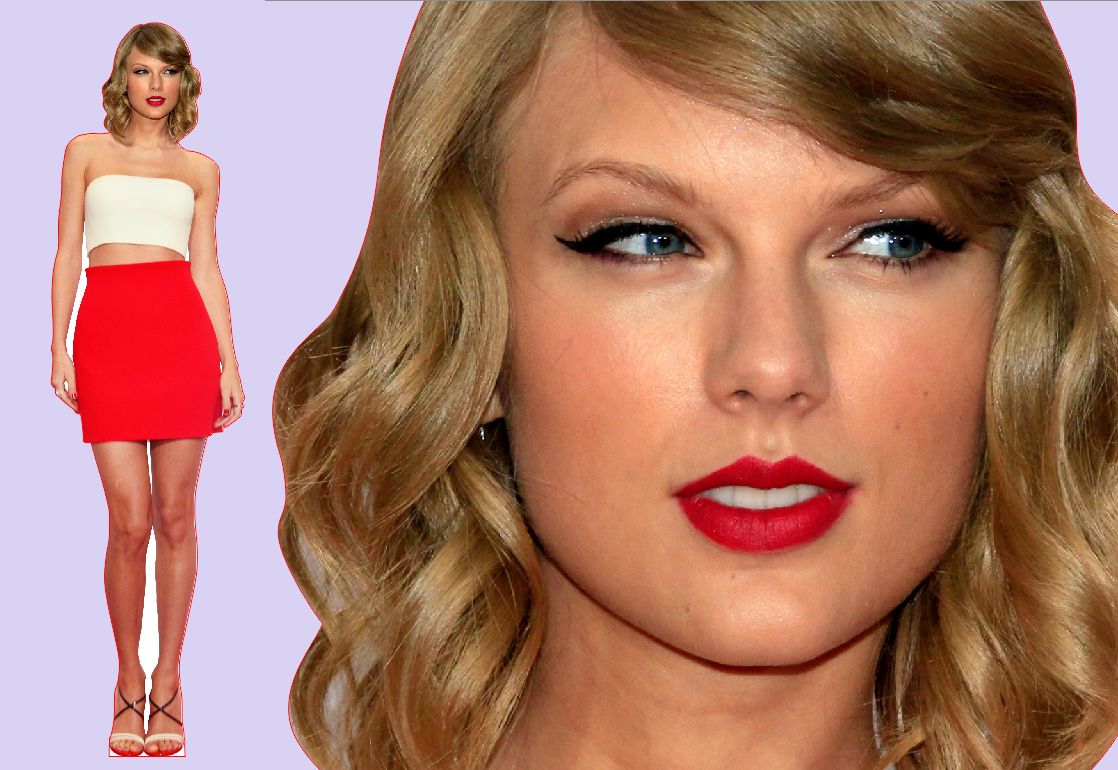 Шаблон ростовая фигура Тэйлор Свифт - print100.ru