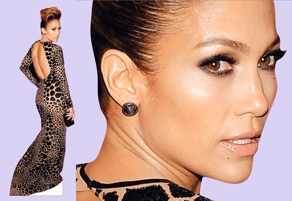 Шаблон ростовая Дженифер Лопес - print100.ru