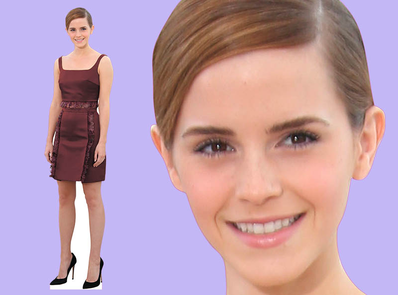 Шаблон ростовая фигура Эмма Уотсон - print100.ru