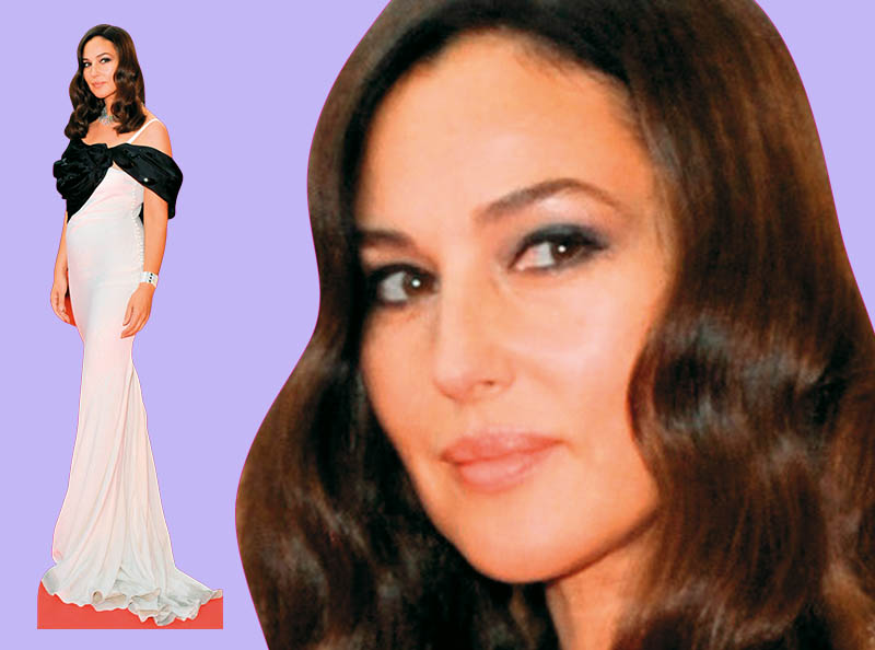 Шаблон ростовая фигура Моника Беллуччи 3 - print100.ru