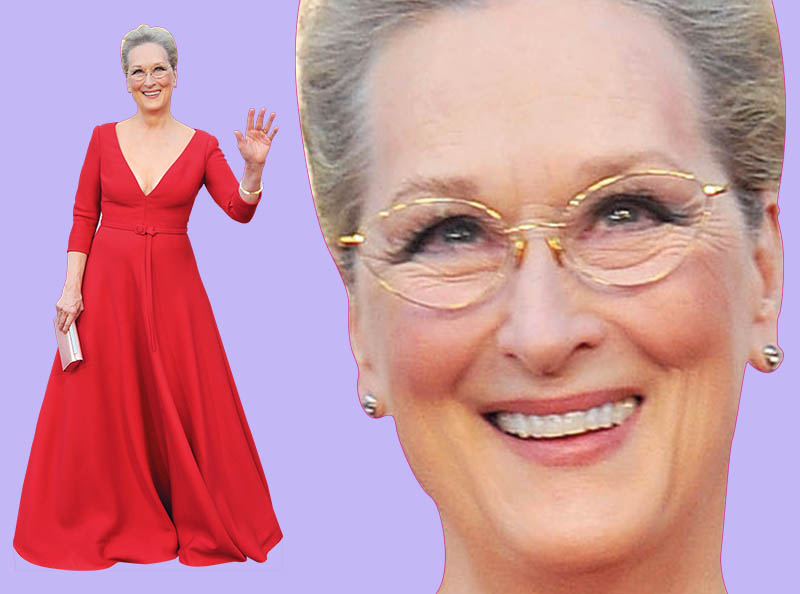 Шаблон ростовая фигура Мерил Стрип - print100.ru