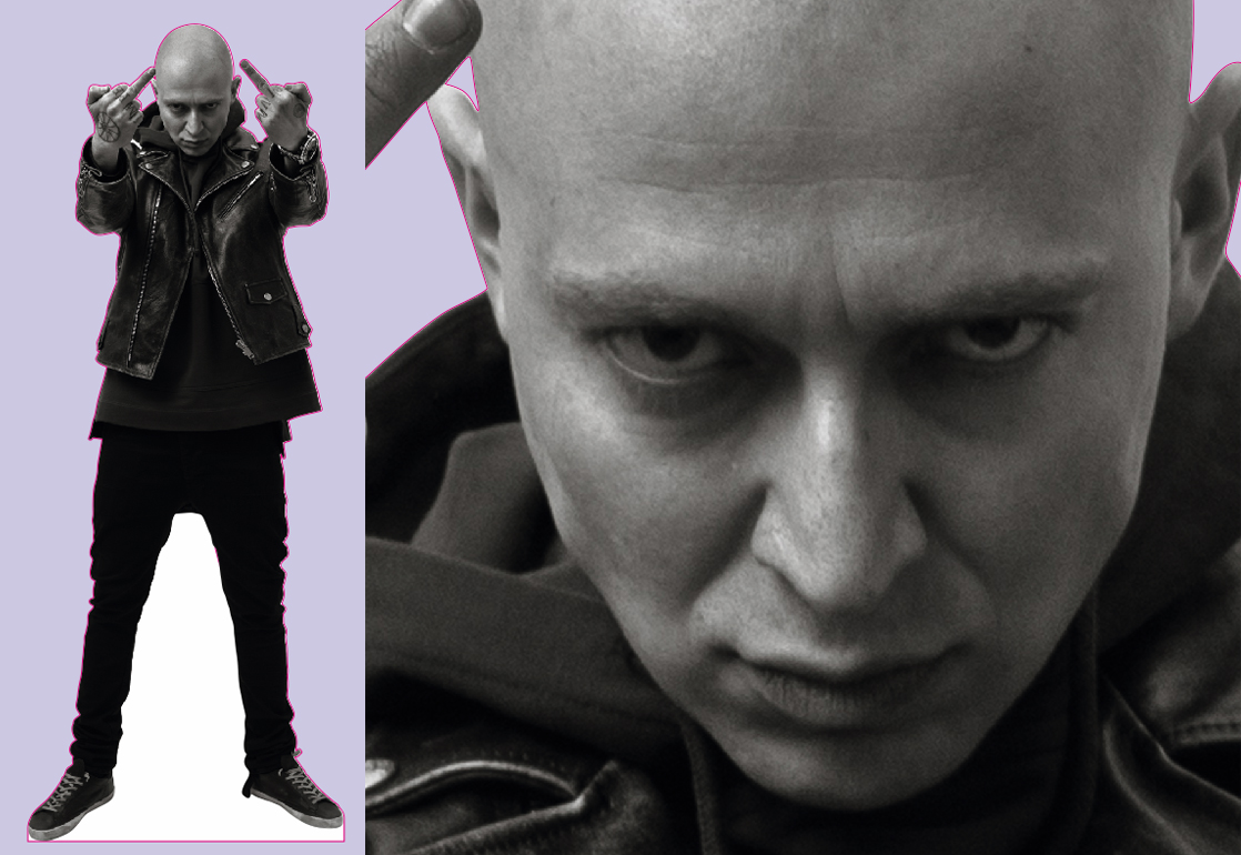 Шаблон ростовая фигура Оксимирон - print100.ru