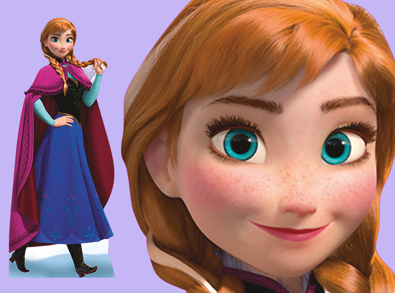 Шаблон ростовая фигура Анна - print100.ru