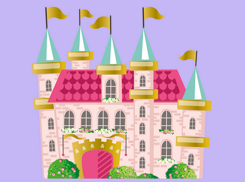 Ростовая фигуры Замок 2 - print100.ru