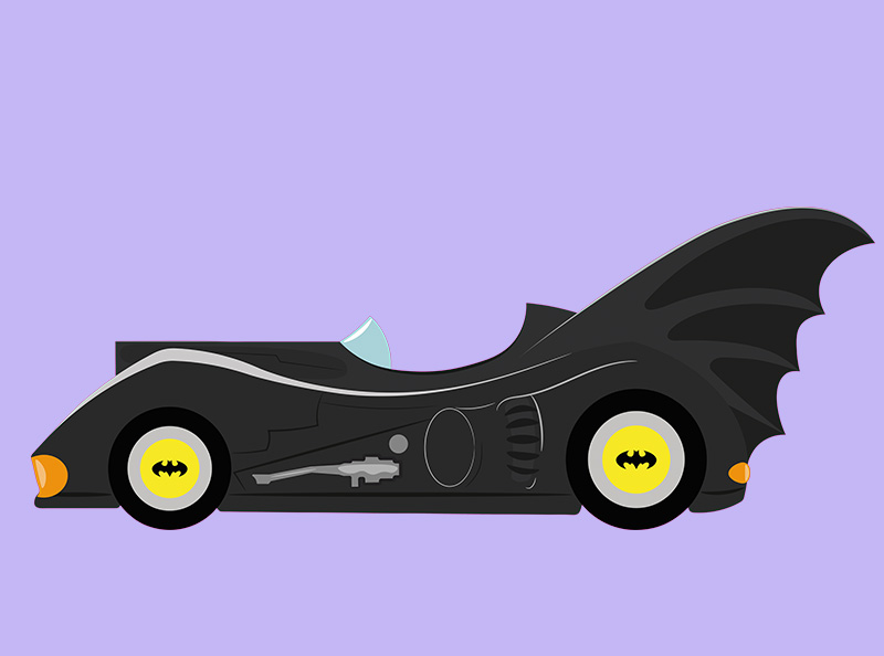 Купить ростовую фигуру Бэтмобиль - print100.ru