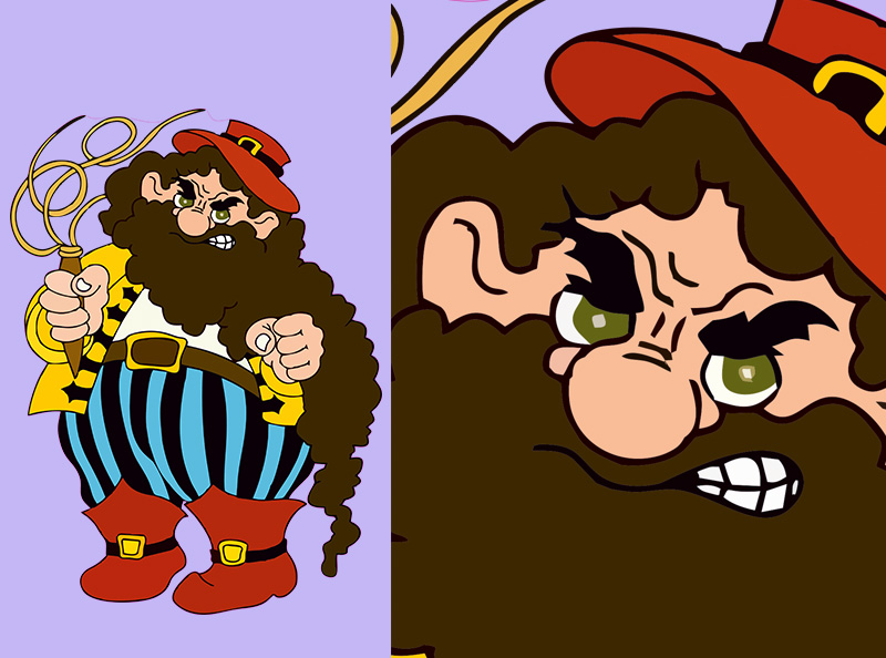 Шаблон ростовая фигура Карабас Барабас - print100.ru