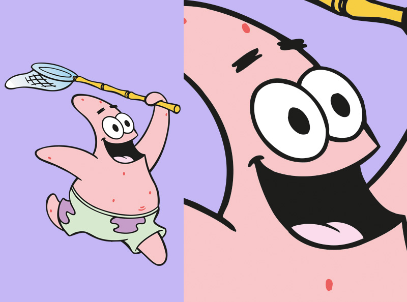 Шаблон ростовая фигура Патрик - print100.ru