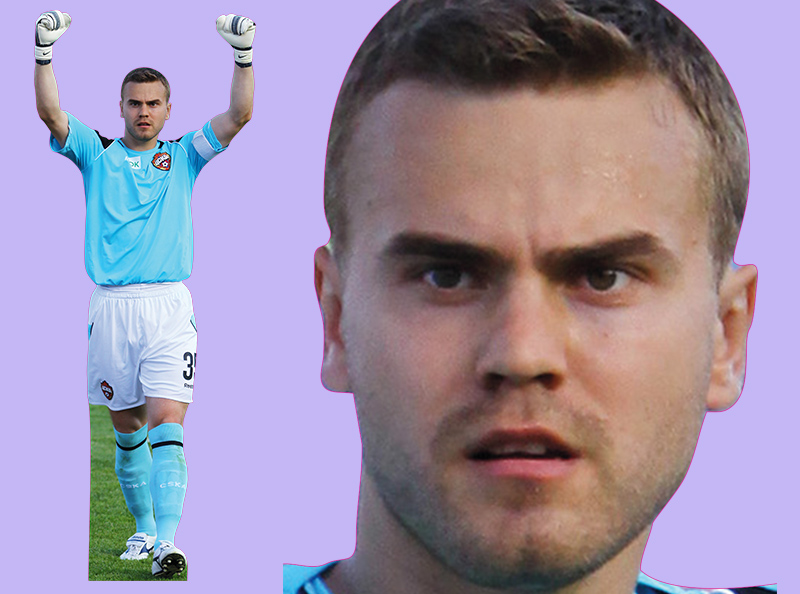 Шаблон ростовая фигура  Акинфеев - print100.ru