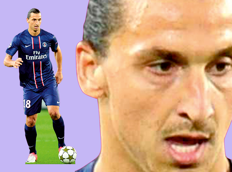 Шаблон ростовая фигура Ибрагимович - print100.ru 