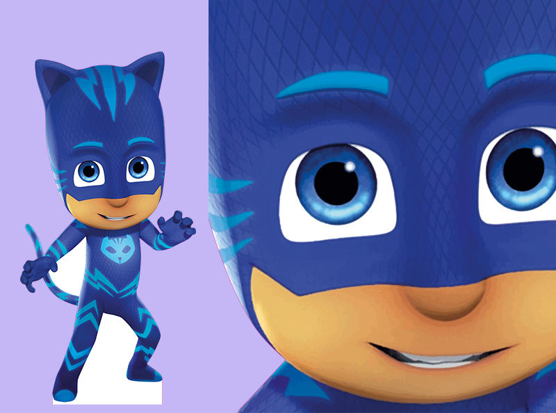 Шаблон ростовая фигура Коннор (Кэтбой) герои в Масках - print100.ru