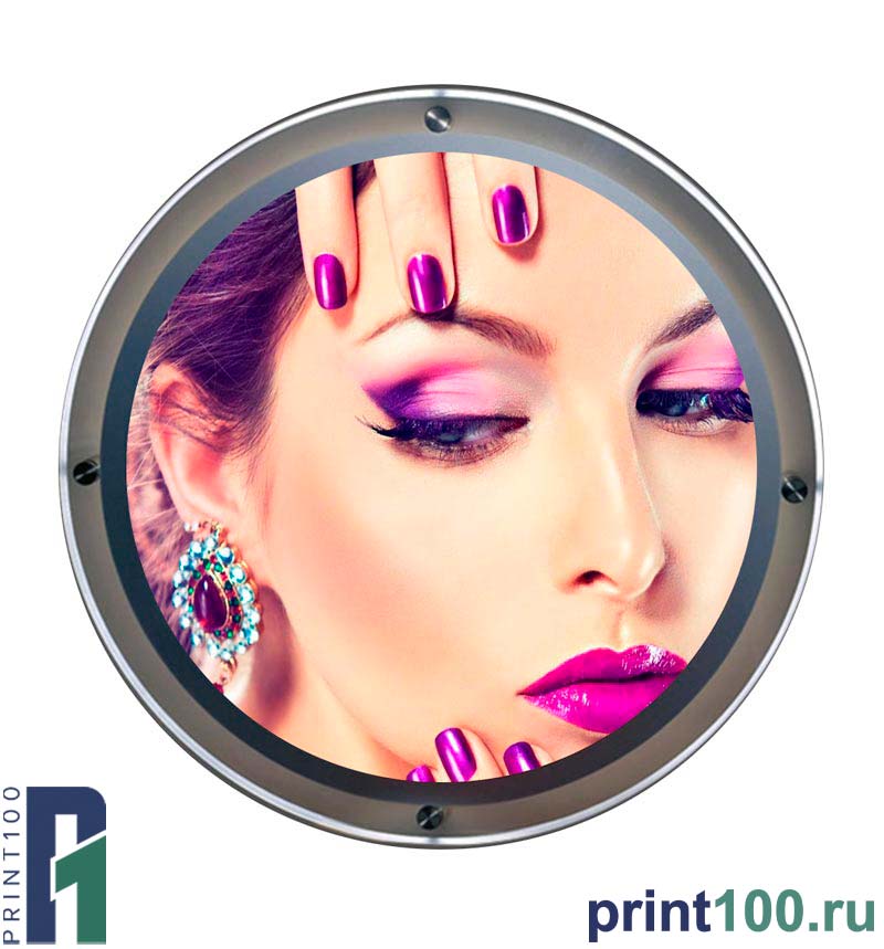 Световые панели круглые - print100.ru